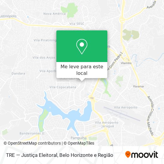 TRE — Justiça Eleitoral mapa