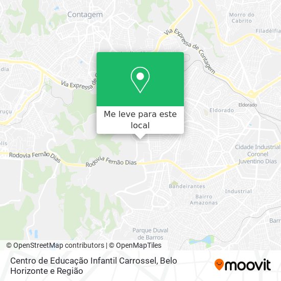 Centro de Educação Infantil Carrossel mapa