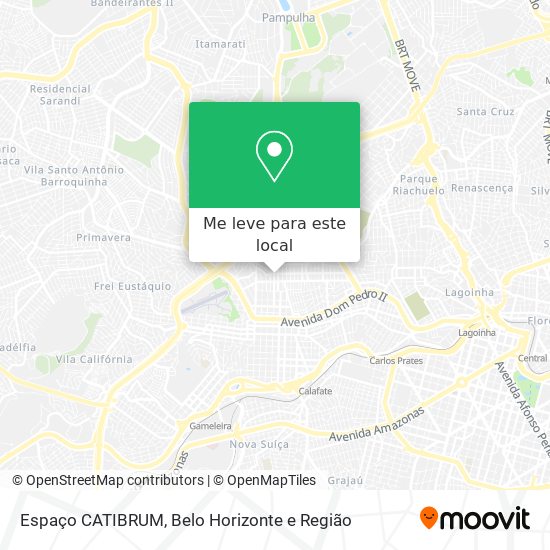 Espaço CATIBRUM mapa
