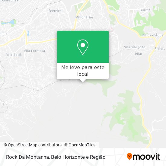 Rock Da Montanha mapa