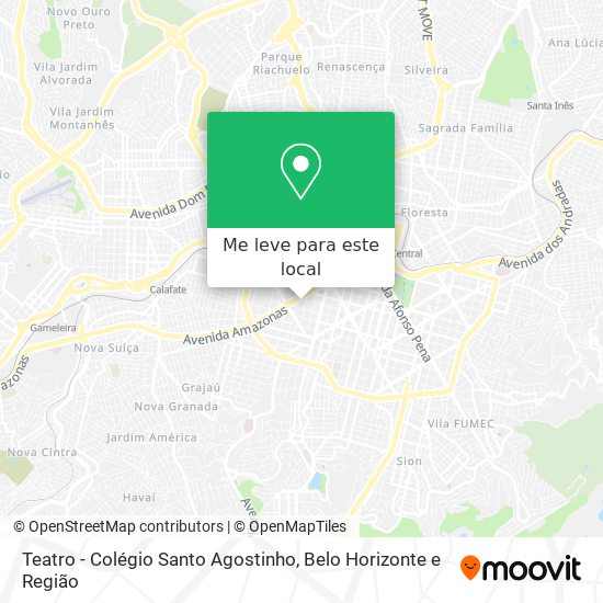 Teatro - Colégio Santo Agostinho mapa