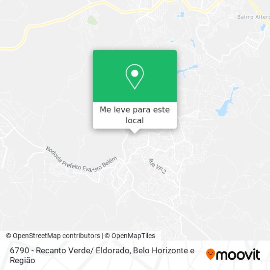 6790 - Recanto Verde/ Eldorado mapa