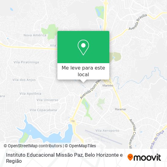 Instituto Educacional Missão Paz mapa
