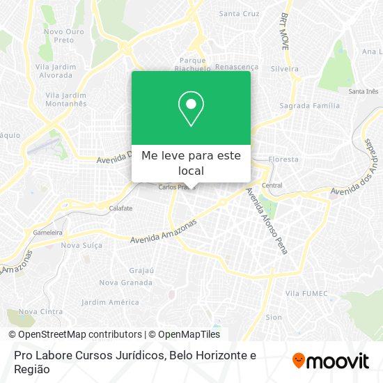 Pro Labore Cursos Jurídicos mapa