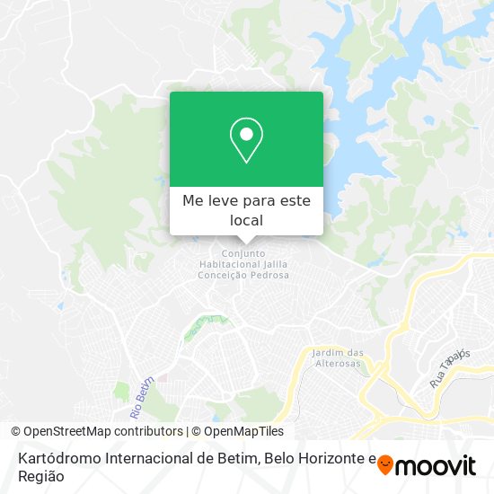 Kartódromo Internacional de Betim mapa