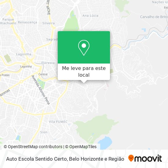 Auto Escola Sentido Certo mapa