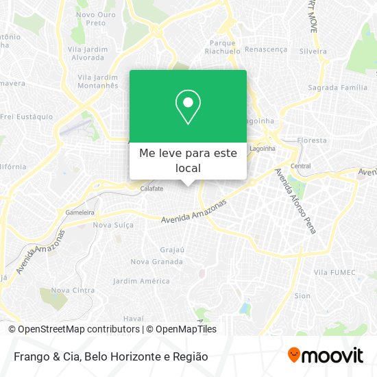 Frango & Cia mapa
