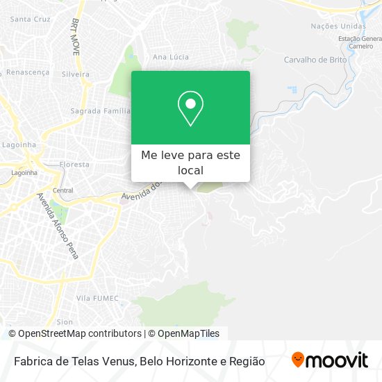 Fabrica de Telas Venus mapa