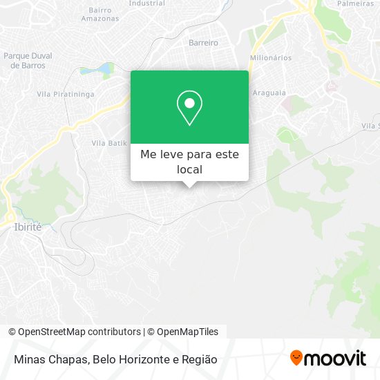 Minas Chapas mapa