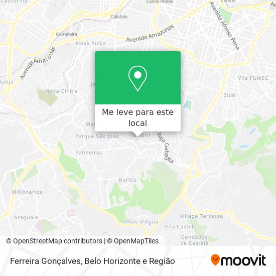 Ferreira Gonçalves mapa