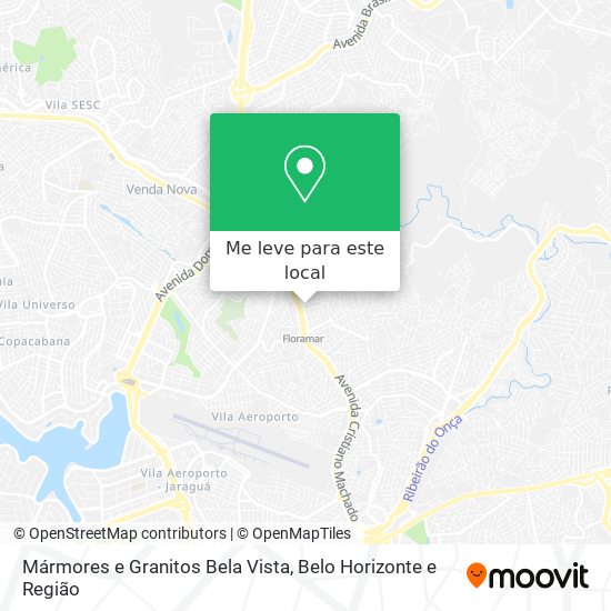 Mármores e Granitos Bela Vista mapa