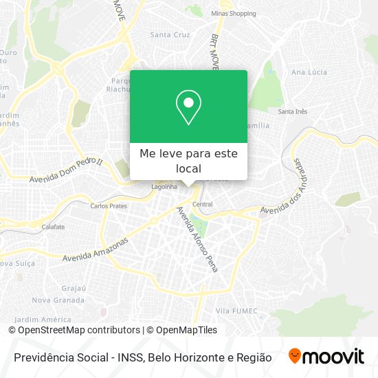 Previdência Social - INSS mapa