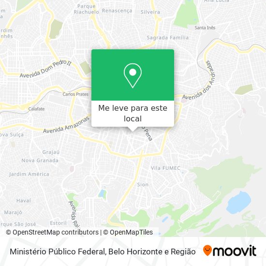 Ministério Público Federal mapa