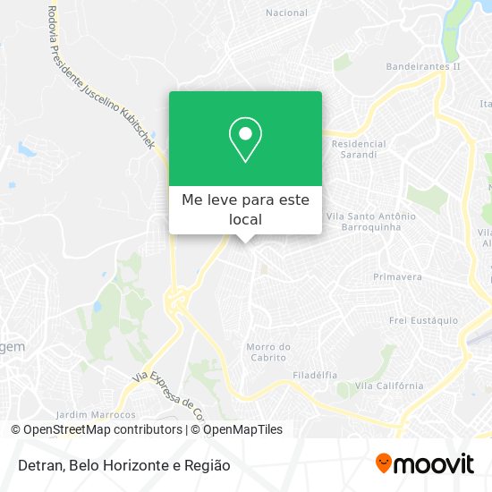 Detran mapa