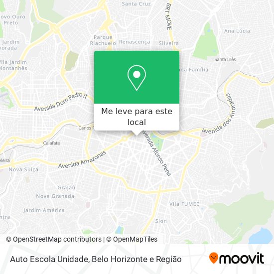 Auto Escola Unidade mapa