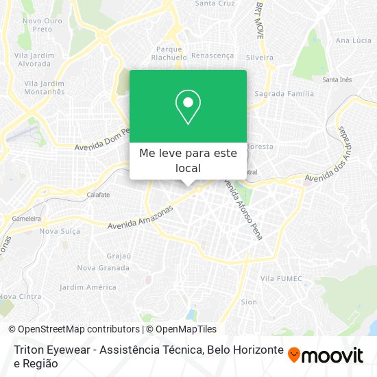Triton Eyewear - Assistência Técnica mapa