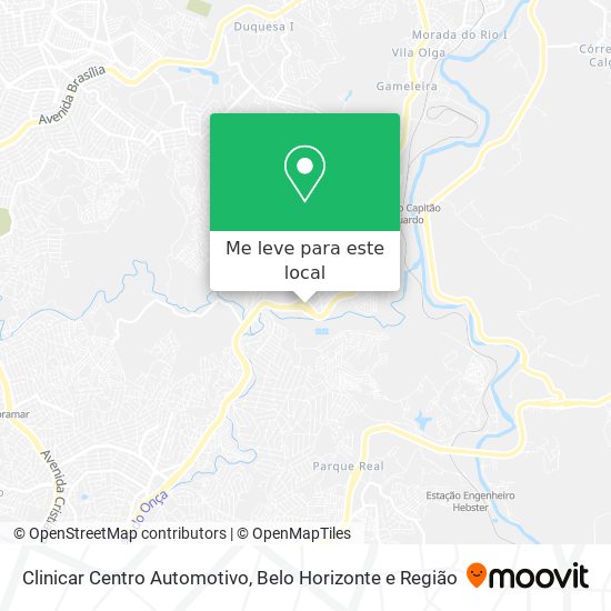 Clinicar Centro Automotivo mapa