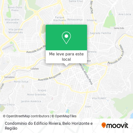 Condomínio do Edifício Riviera mapa