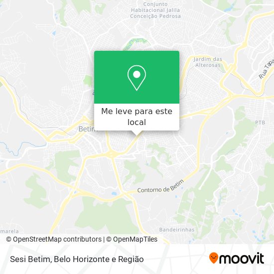 Sesi Betim mapa