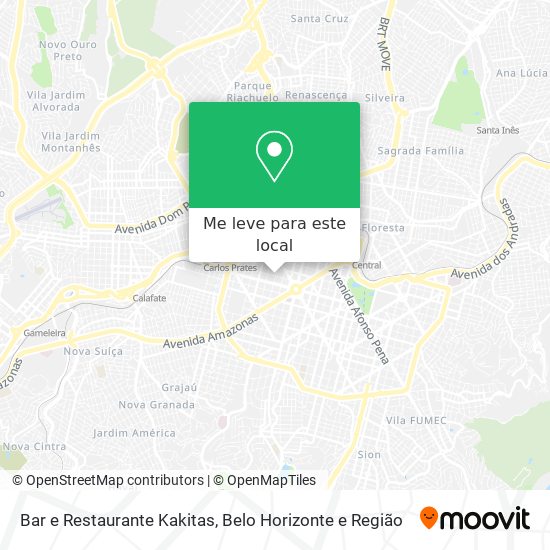 Bar e Restaurante Kakitas mapa