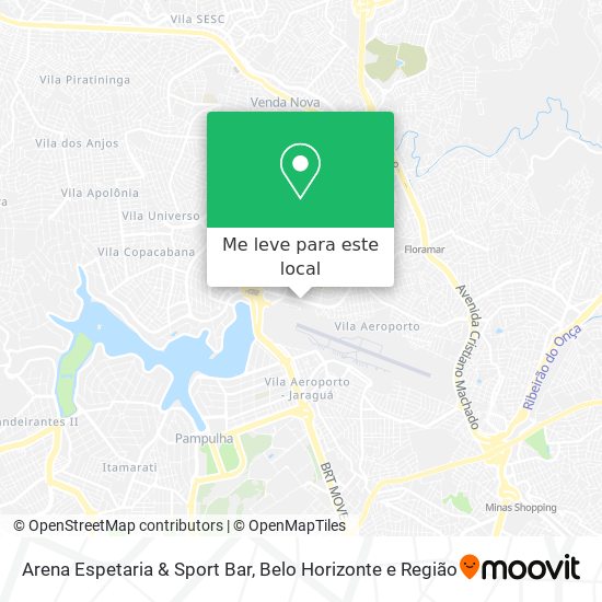 Arena Espetaria & Sport Bar mapa