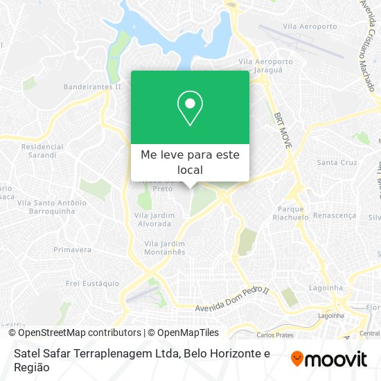 Satel Safar Terraplenagem Ltda mapa