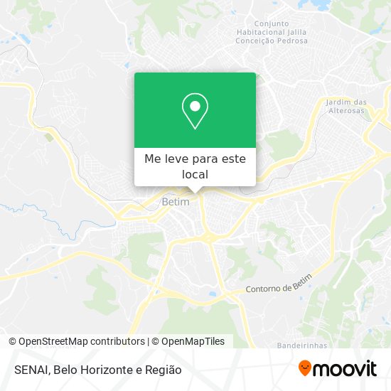 SENAI mapa