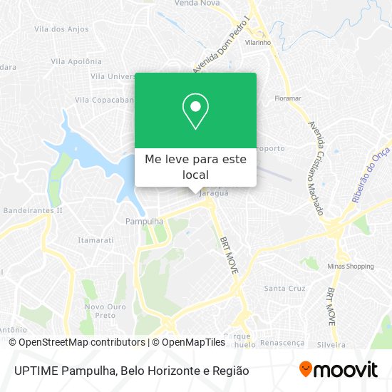 UPTIME Pampulha mapa