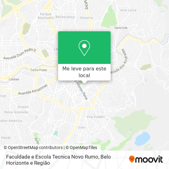 Faculdade e Escola Tecnica Novo Rumo mapa