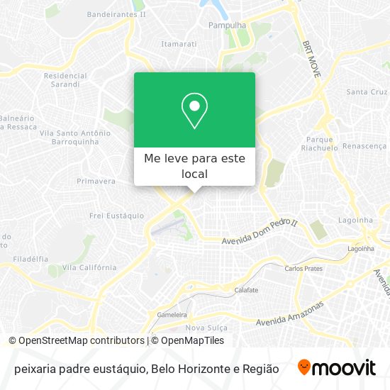peixaria padre eustáquio mapa