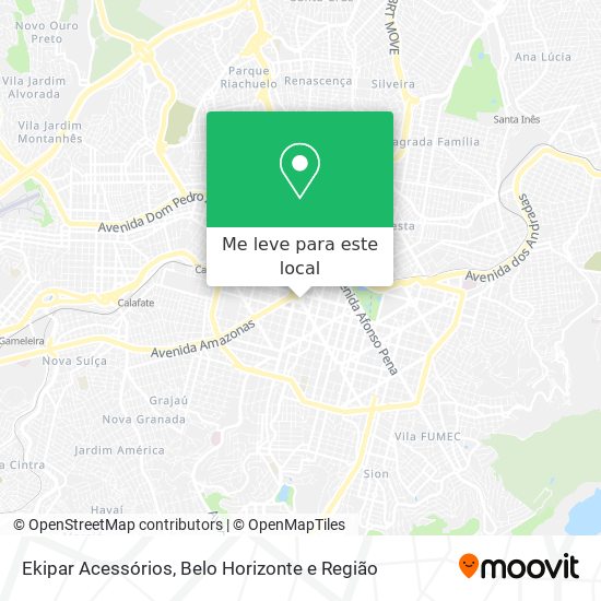 Ekipar Acessórios mapa