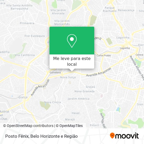 Posto Fênix mapa