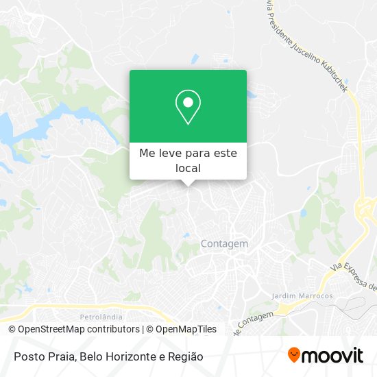 Posto Praia mapa