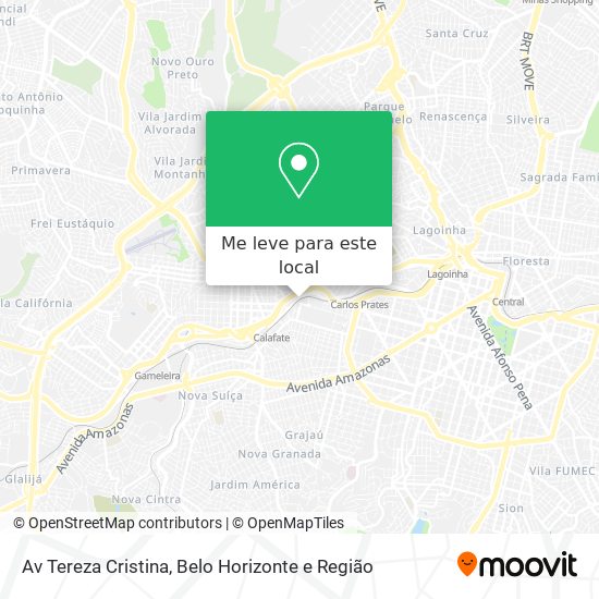 Av Tereza Cristina mapa