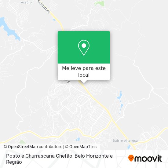 Posto e Churrascaria Chefão mapa