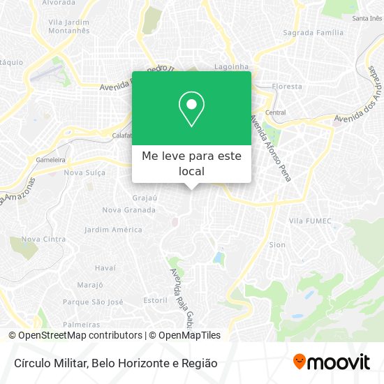 Círculo Militar mapa