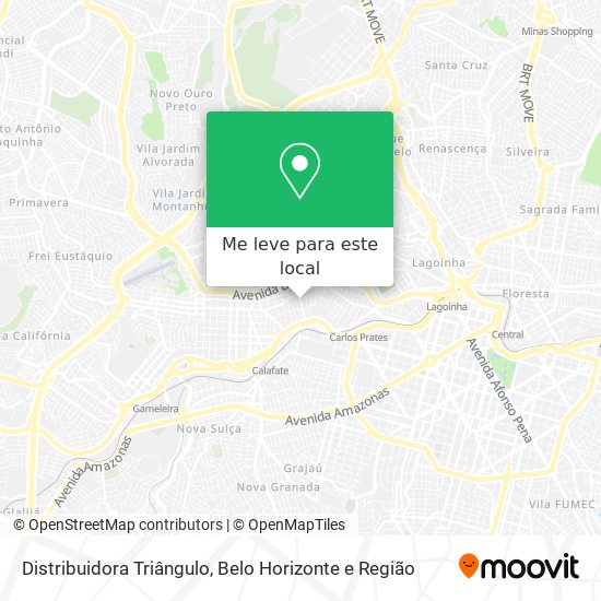 Distribuidora Triângulo mapa