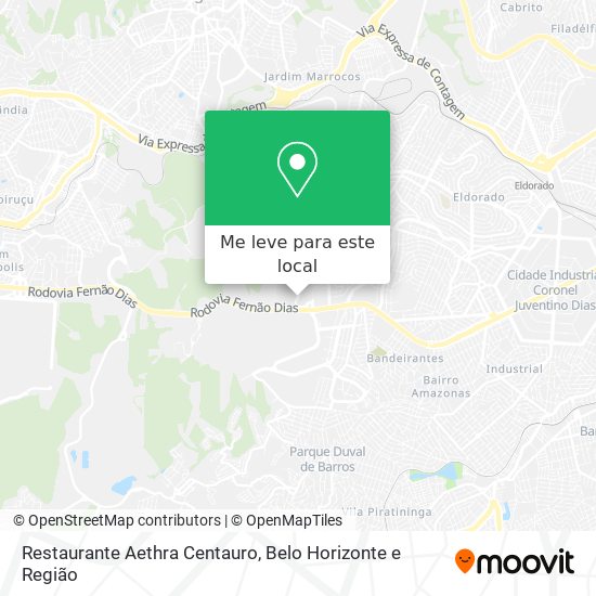 Restaurante Aethra Centauro mapa
