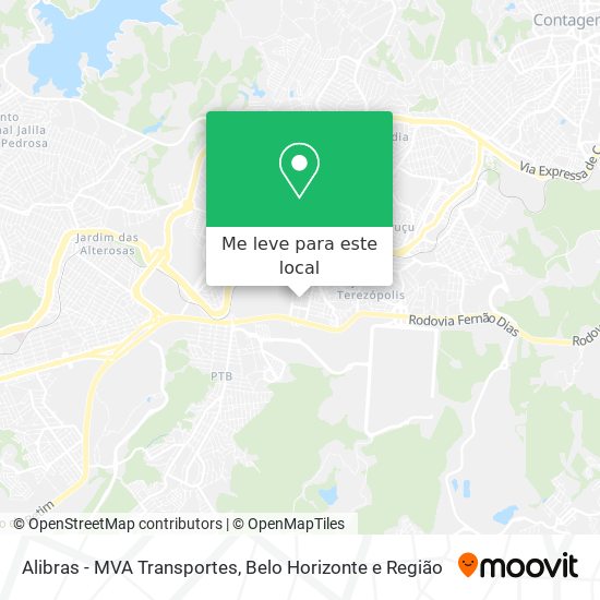 Alibras -  MVA Transportes mapa