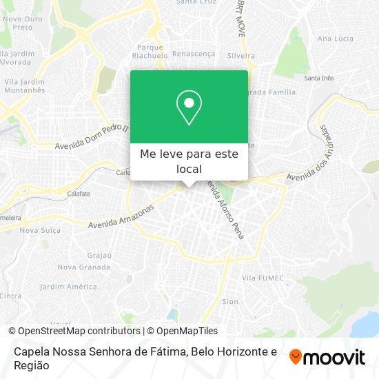 Capela Nossa Senhora de Fátima mapa