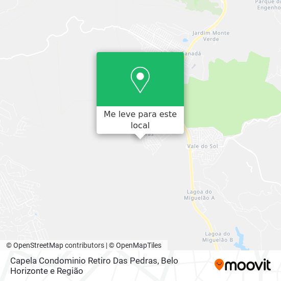 Capela Condominio Retiro Das Pedras mapa