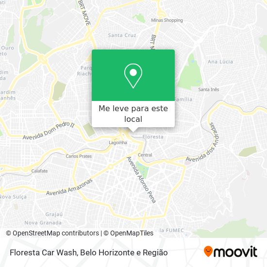 Floresta Car Wash mapa