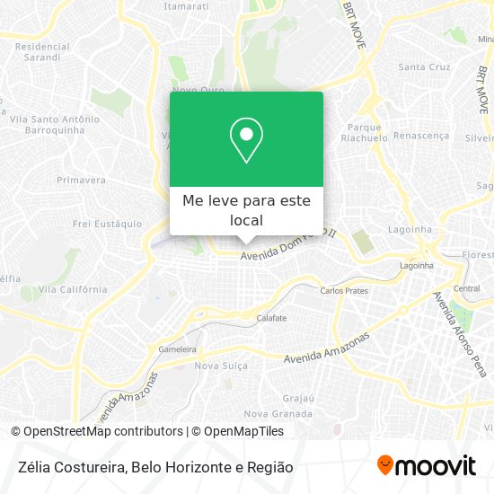 Zélia Costureira mapa