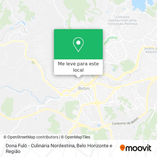 Dona Fulô - Culinária Nordestina mapa