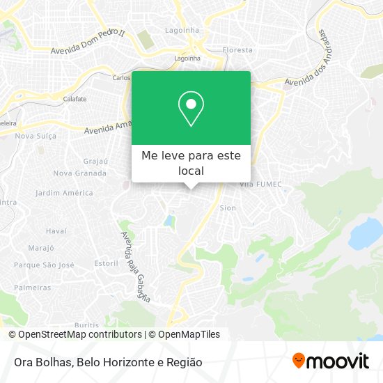 Ora Bolhas mapa