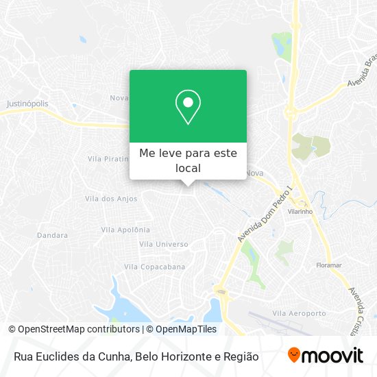 Rua Euclides da Cunha mapa