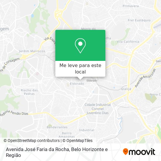 Avenida José Faria da Rocha mapa