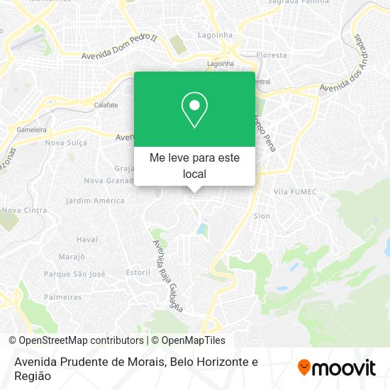 Como chegar até Avenida Prudente de Morais em Belo Horizonte de Ônibus ou Metrô? Como chegar até Avenida Prudente de Morais em Belo Horizonte de Ônibus ou Metrô?