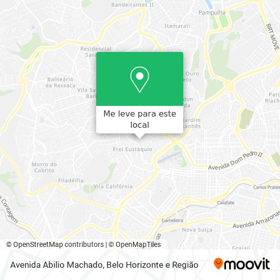 Avenida Abilio Machado mapa