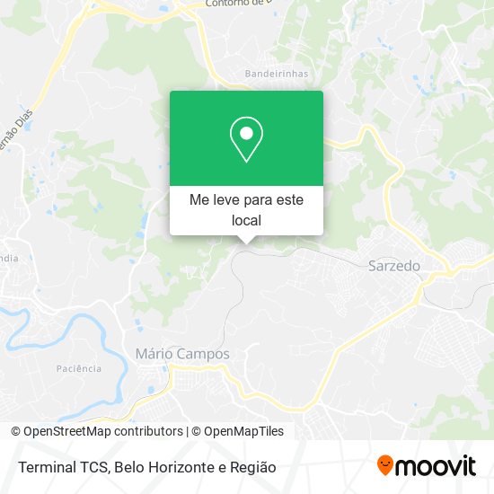 Terminal TCS mapa